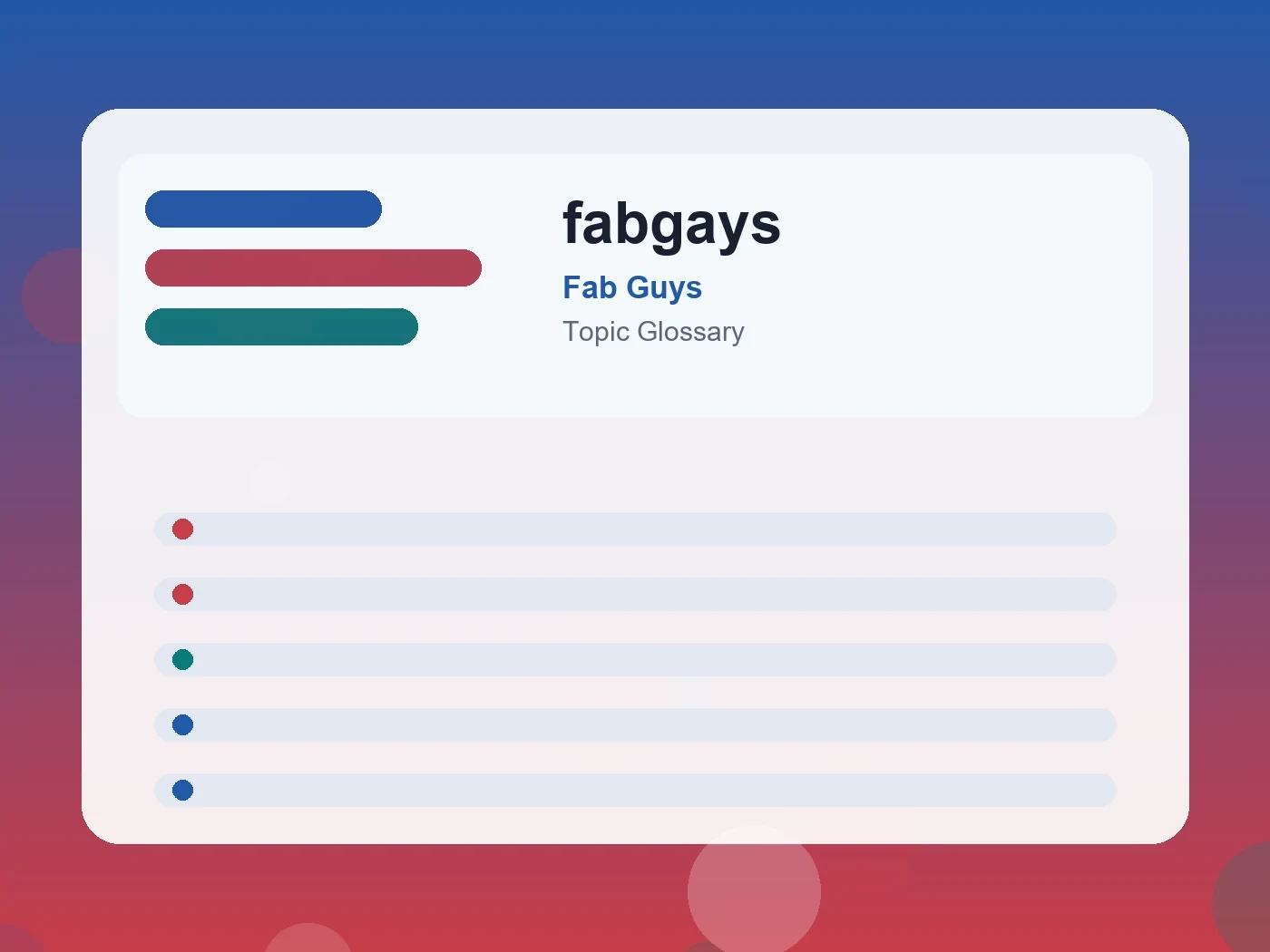 Fab Guys fabgays guide visual