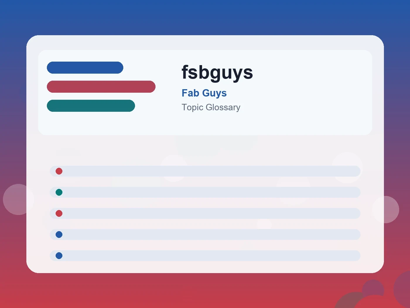 Fab Guys fsbguys guide visual