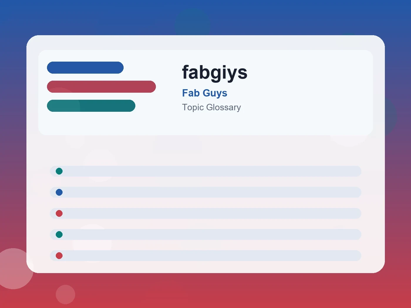 Fab Guys fabgiys guide visual